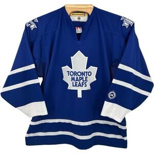 Vintage 90s Men's Blue White KOHO NHL Toronto Maple Leafs Hockey Jersey XL